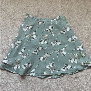 ⭐2 for 10⭐ Polyester Floral Pastel Mini Skirt 🌷